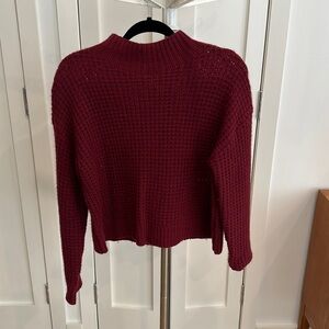 Aritzia maroon 100% cashmere sweater